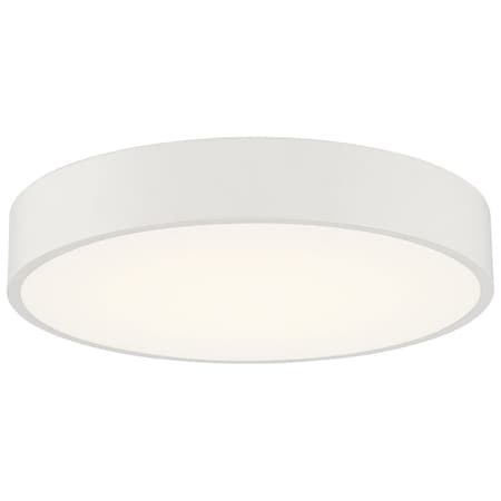 Access Lighting Como, LED Flush Mount, White Finish, Acrylic Lens Acrylic 49960LEDD-WH/ACR